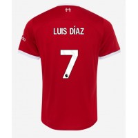 Liverpool Luis Diaz #7 Hjemmebanetrøje 2023-24 Kortærmet